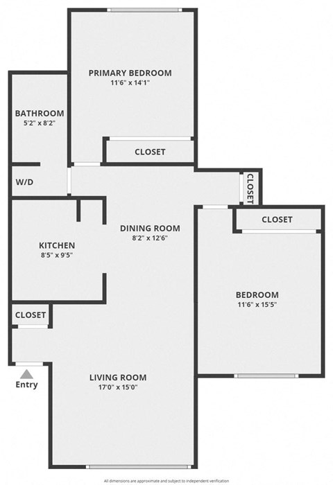 Two Bedroom Floorplan